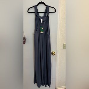 Small blue/grey Halara adjustable overalls